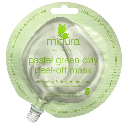 Miqura Green Clay Peel-Off Mask 20 ml