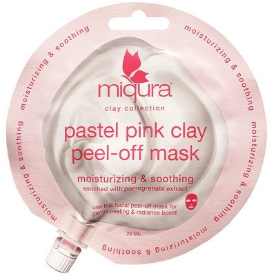 Miqura Pink Clay Peel-Off Mask 20 ml