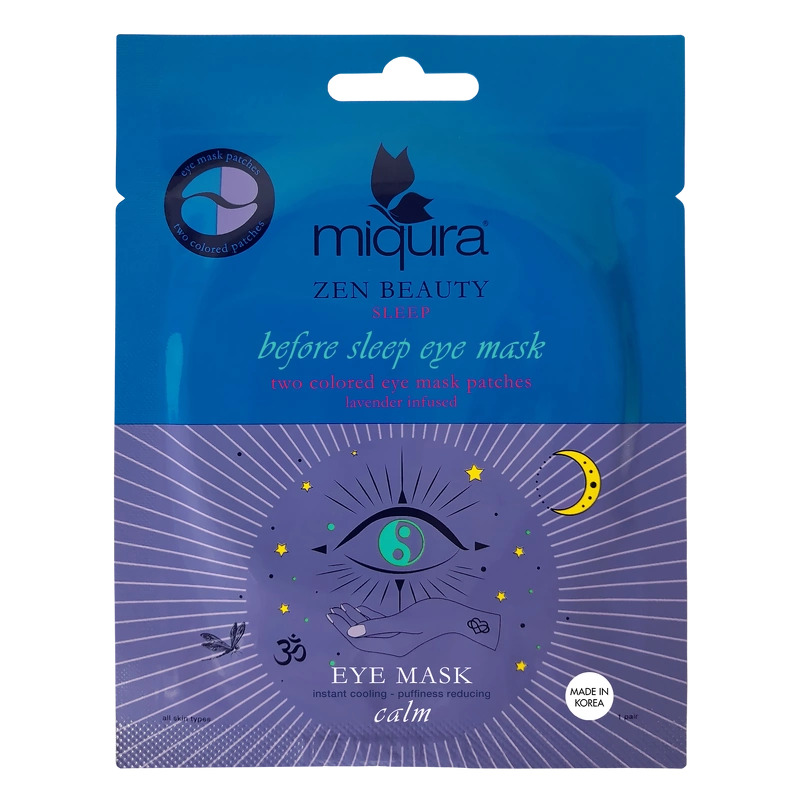 Se Miqura Zen Sleep Eye Mask hos NiceHair.dk