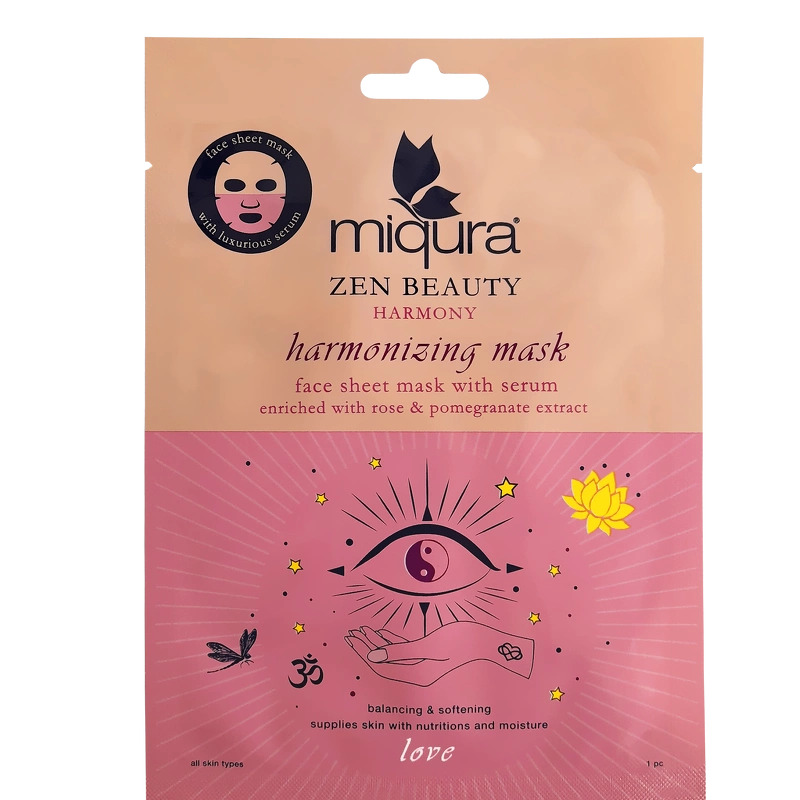 Se Miqura Zen Harmony Face Sheet Mask 1 Piece hos NiceHair.dk