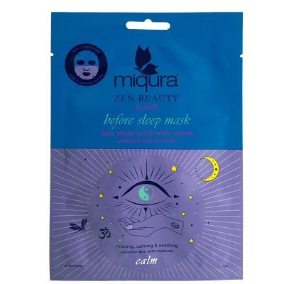 Miqura Zen Sleep Face Sheet Mask 1 Pieces