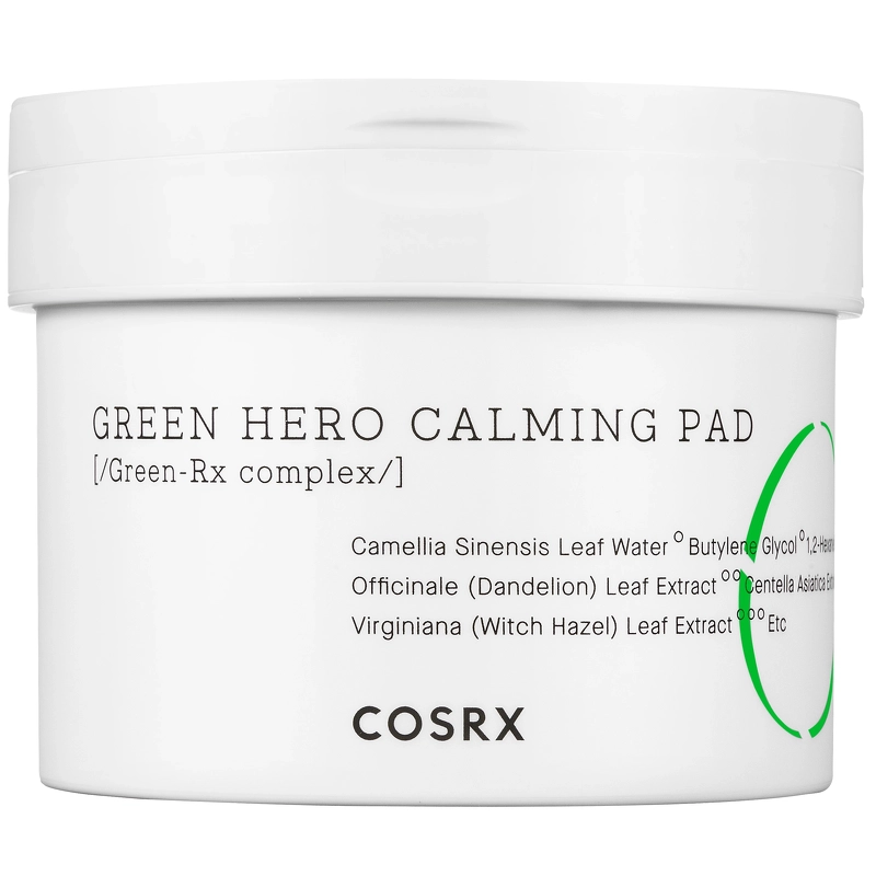 Se COSRX One Step Green Hero Calming Pad 70 Pieces hos NiceHair.dk