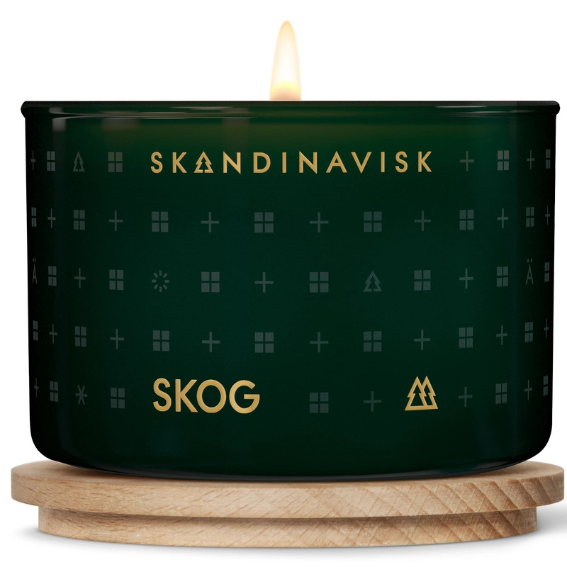 Se SKANDINAVISK SKOG Scented Candle 90 gr. (Limited Edition) hos NiceHair.dk