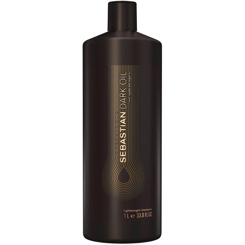 Se Sebastian Dark Oil Lightweight Shampoo 1000 ml hos NiceHair.dk