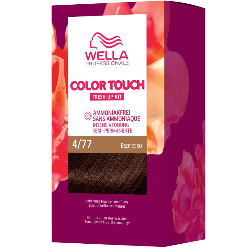Se Wella Color Touch Deep Brown - 4/77 Espresso hos NiceHair.dk