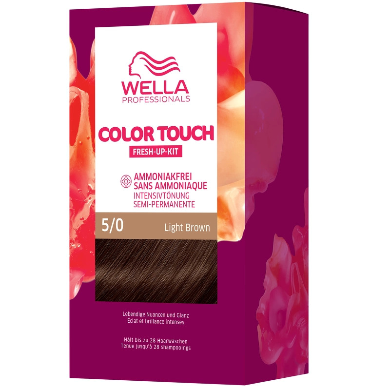 Se Wella Color Touch Pure Naturals - 5/0 Light Brown hos NiceHair.dk