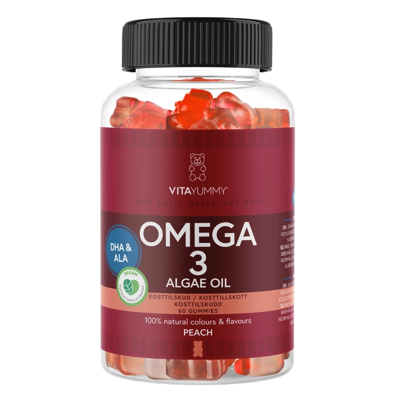 VitaYummy Omega 3 – 60 Pieces – Peach