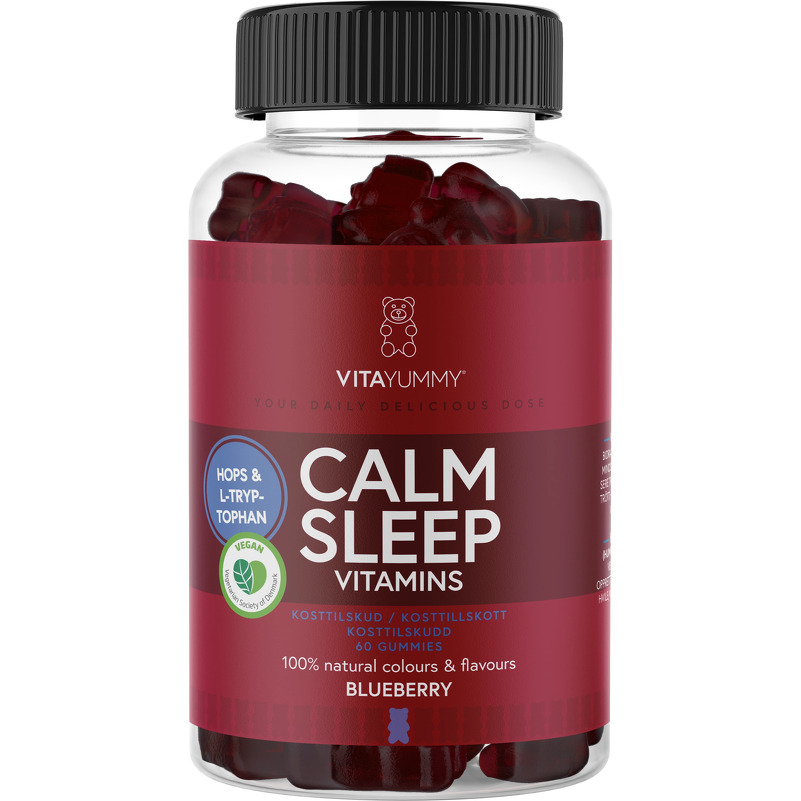 VitaYummy Calm Sleep, Blueberry, 60 Gummies