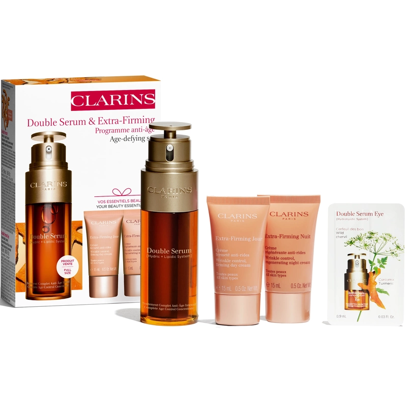 Se Clarins Double Serum Value Gift Set (Limited Edition) hos NiceHair.dk