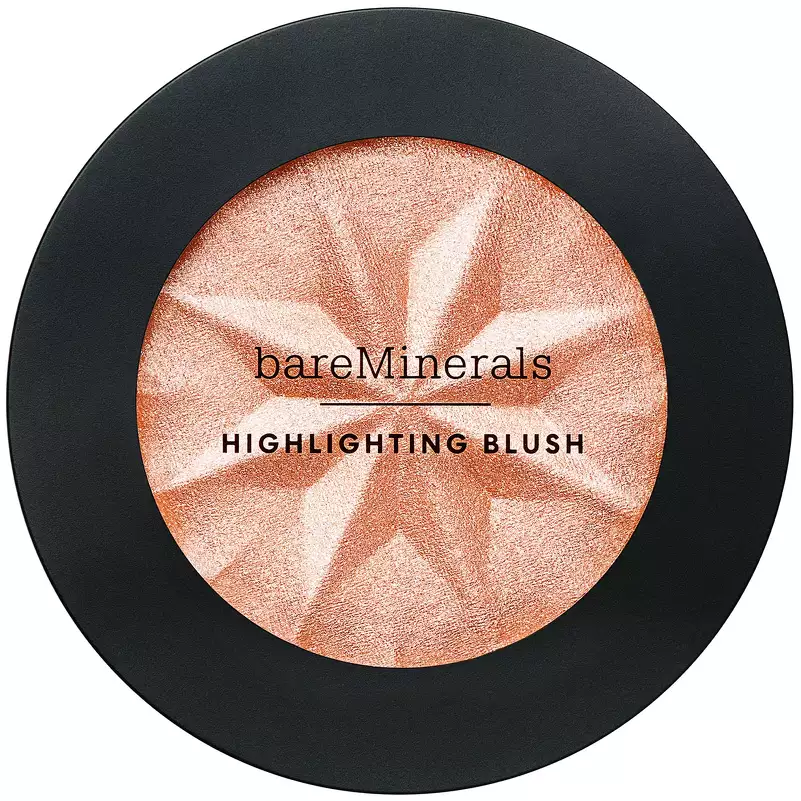 Se bareMinerals Gen Nude Highlighting Blush 3,8 gr. - 03 Peach Glow hos NiceHair.dk