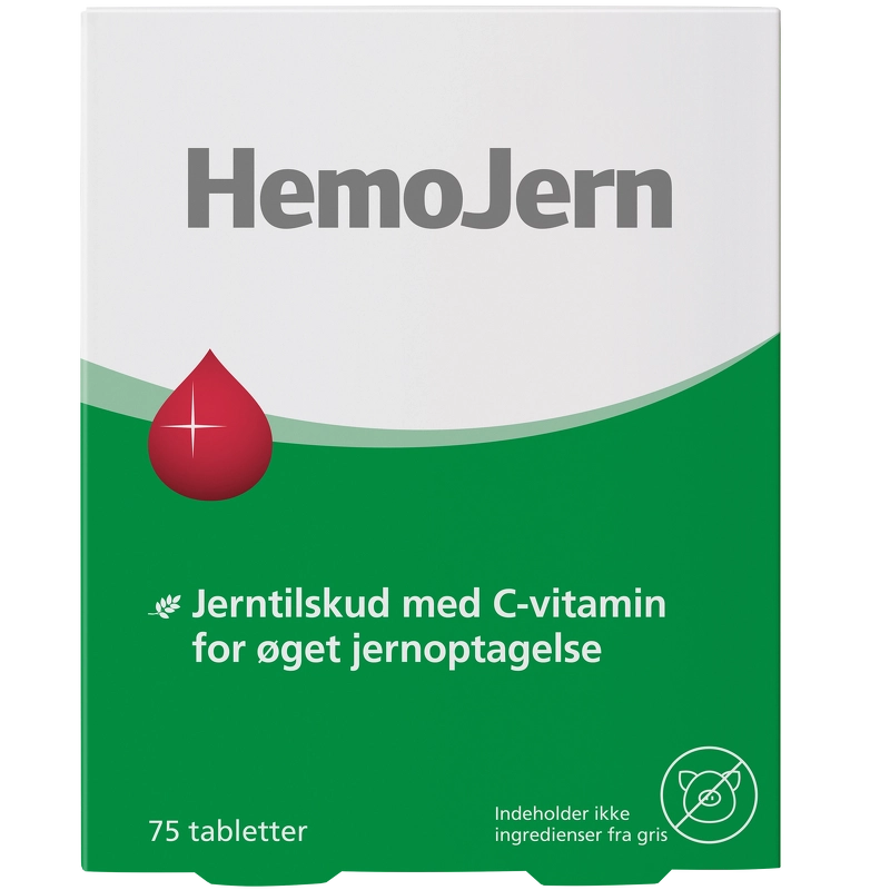 Se Longo Vital Hemo Jern (75 tab) hos NiceHair.dk