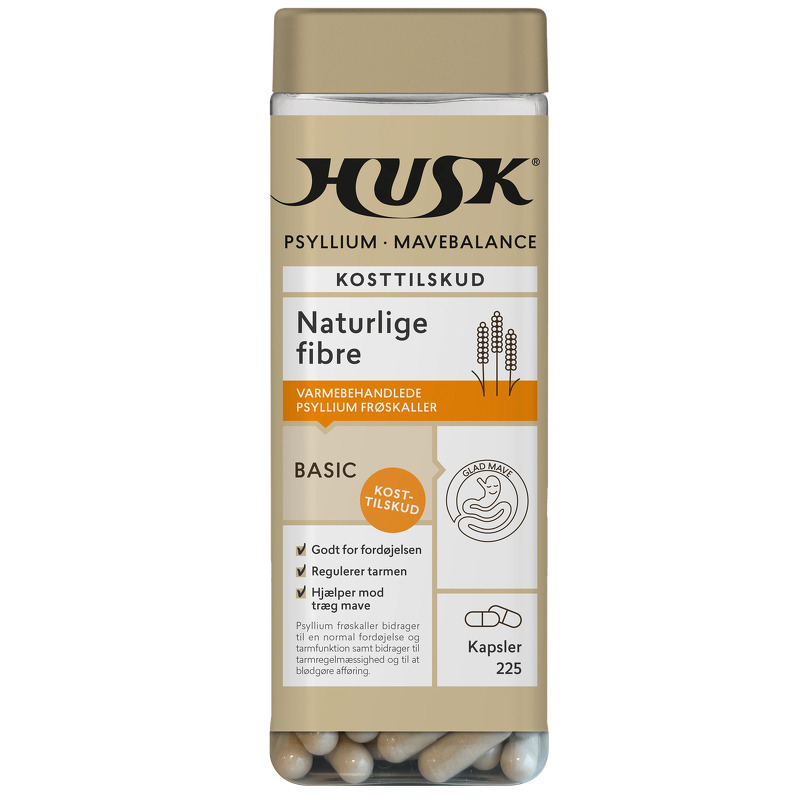 Husk Psyllium Mavebalance - 225 kapsler