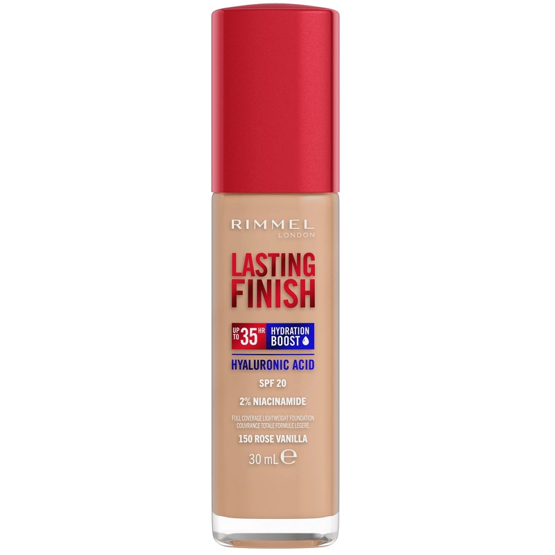 Rimmel Clean Lasting Finish Foundation 150 rose vanilla 30ml