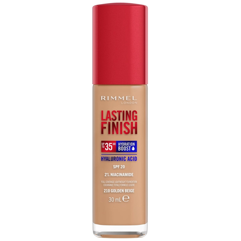 Rimmel Clean Lasting Finish Foundation 210 golden beige 30ml