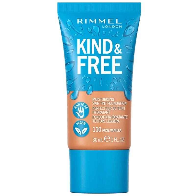Rimmel London Kind & Free Moisturising Skin Tint Foundation 150 Rose Vanilla 30 g