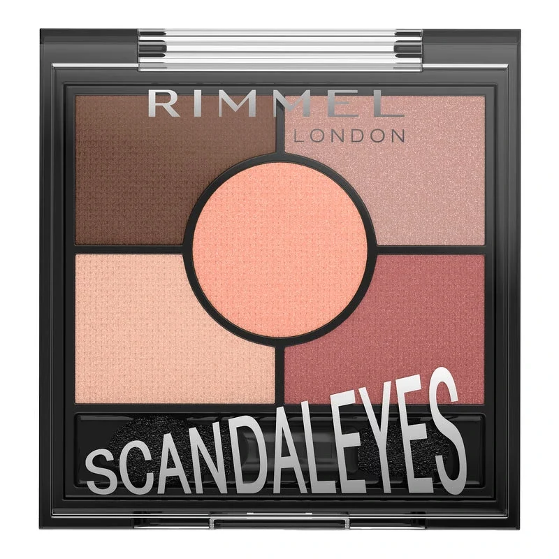 RIMMEL Scandal 5 Pan Palette Eyeshadow 3,8 gr. - 003 Rose Quartz
