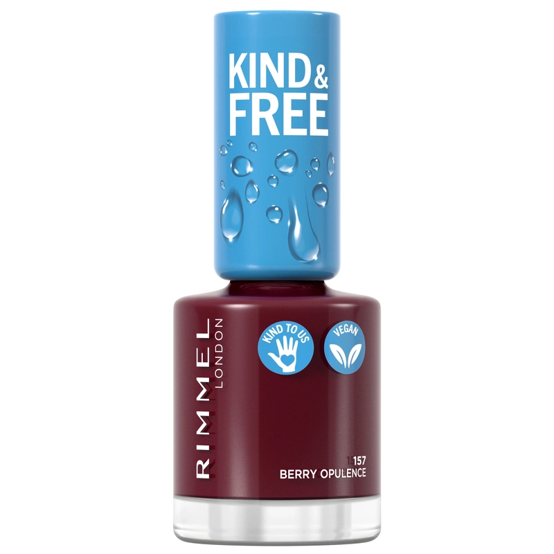 RIMMEL Kind & Free Clean Nail 8 ml - 157 Berry Opulence thumbnail