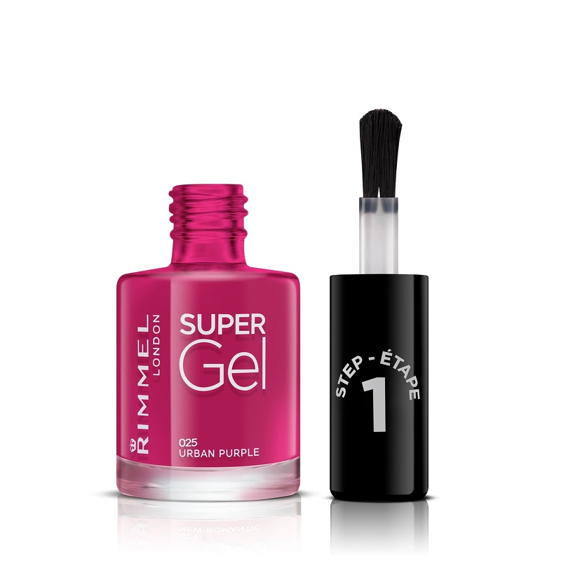 RIMMEL Super Gel Neglelak 12 ml - 025 Urban Purple
