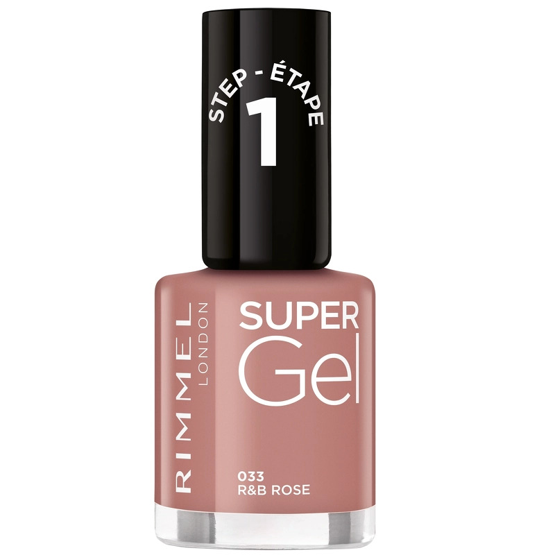 RIMMEL Super Gel Neglelak 12 ml - 033 R&B Rose