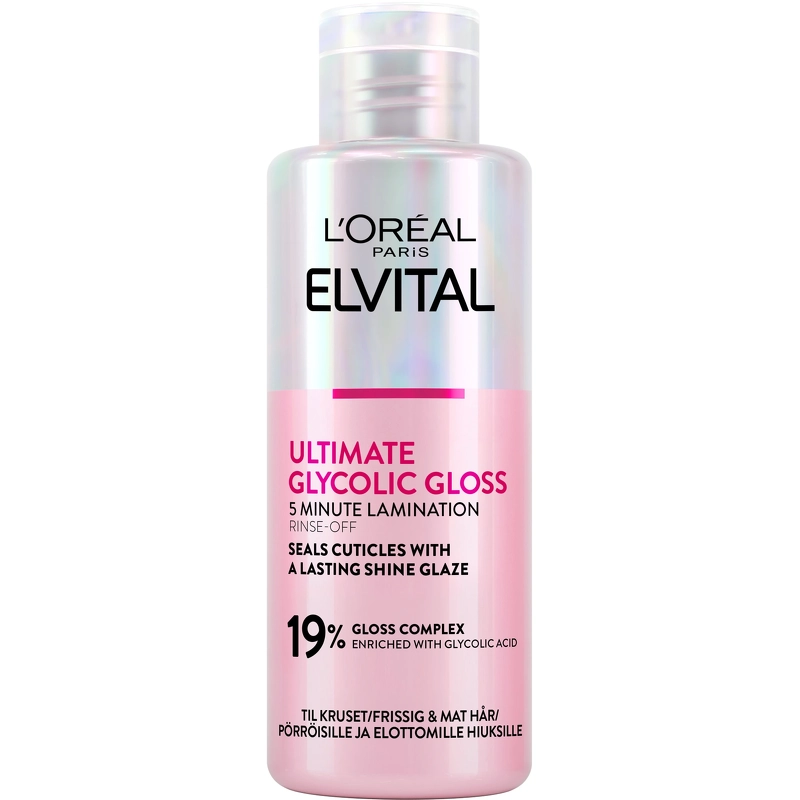 L'Oreal Paris Elvital Ultimate Glycolic Gloss Rinse-Off Treatment 200 ml
