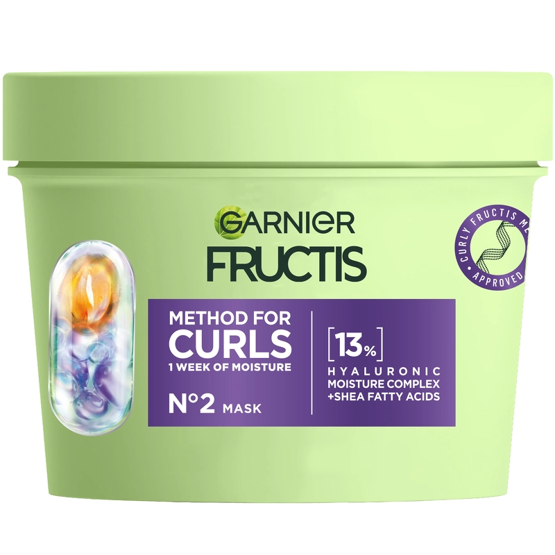 Se Garnier Fructis Method For Curls No 2 Mask 370 ml hos NiceHair.dk