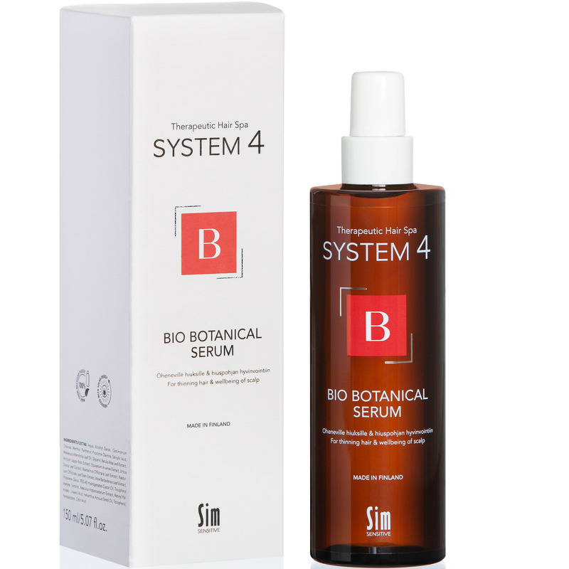 System 4 B Bio Botanical Serum For Hair Loss 150 ml
