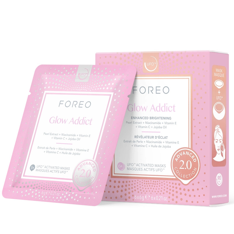 FOREO UFO™-Mask Glow Addict 2.0 Semi-transparent - 6 pcs
