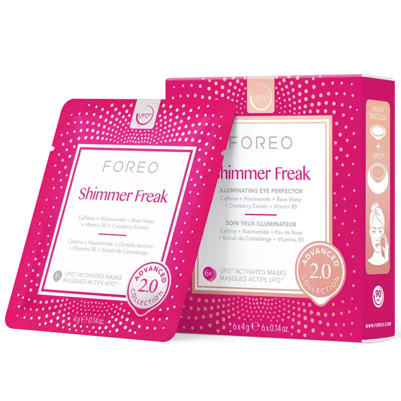 FOREO UFO™-Mask Shimmer Freak 2.0 Clear - 6 pcs