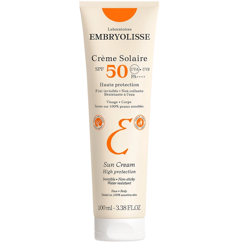 Se Embryolisse - Sun Cream Spf50 100 Ml hos NiceHair.dk