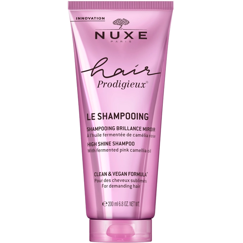 Se NUXE Hair Prodigiuex High Shine Shampoo 200 ml hos NiceHair.dk