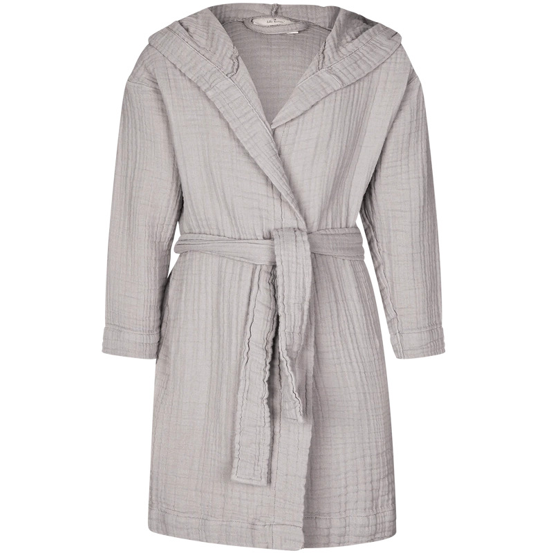 Lille Kanin Bathrobe Muslin 1-2 Years - Brown Smoke - 1-2 Years - Brown Smoke 1 pieces - 1-2 Years - Brown Smoke