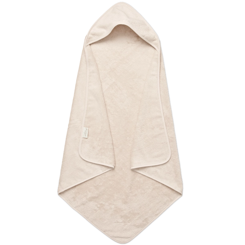 Se Lille Kanin Hooded Towel Terry 70x70 cm - Vanilla Ice hos NiceHair.dk