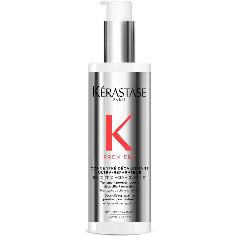 Se Kerastase Premiere Concentre Decalcifiant Ultra-Reparateur Pre-Shampoo Treatment 250 ml hos NiceHair.dk