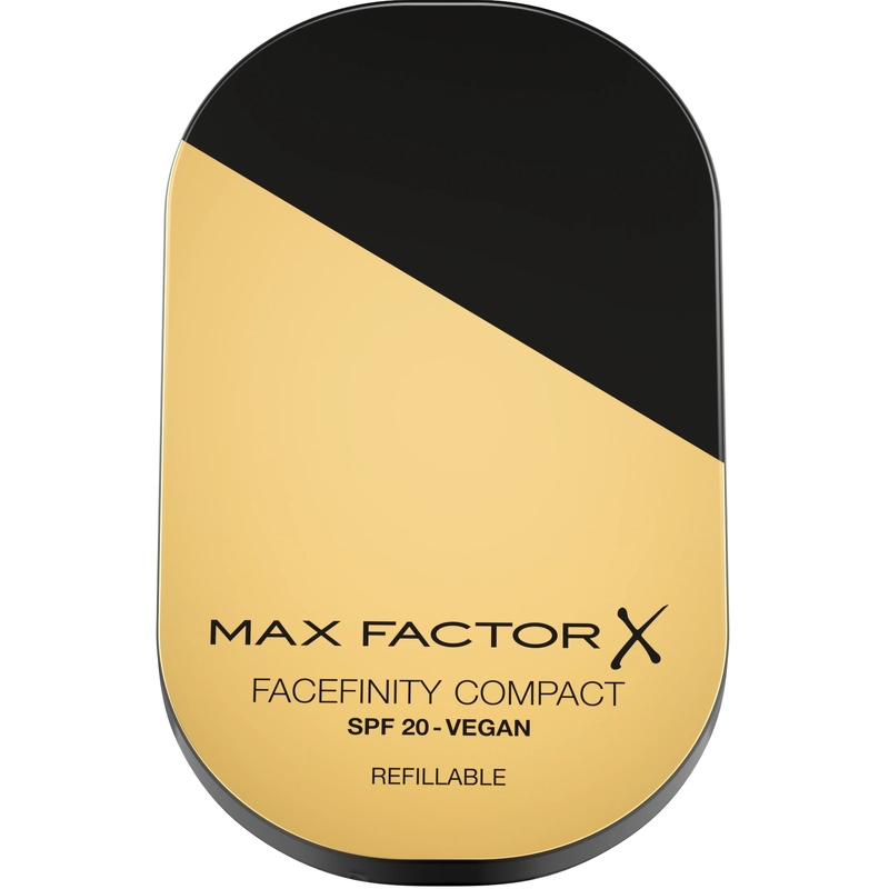 Se Max Factor Facefinity Compact Refillable - 001 Porcelain hos NiceHair.dk