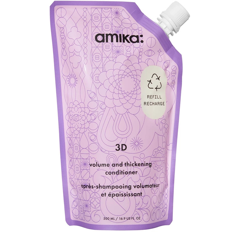 Se amika: 3D Volume & Thickening Conditioner 500 ml hos NiceHair.dk