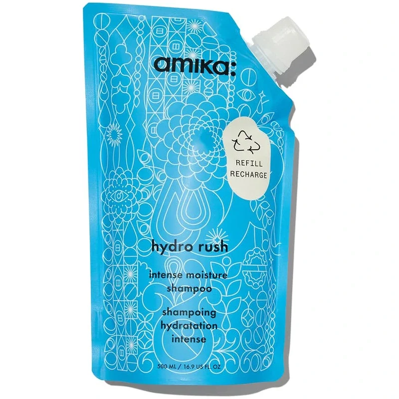 Se amika: Hydro Rush Intense Moisture Shampoo 500 ml hos NiceHair.dk