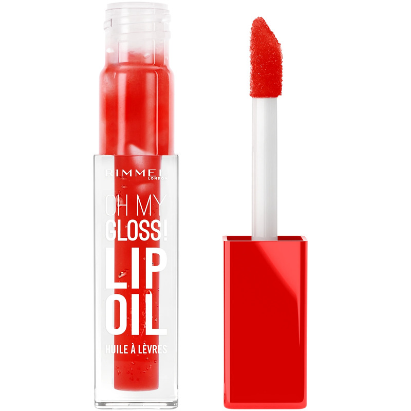 RIMMEL Oh My Gloss Lip Oil 4,5 ml - 004 Vivid Red