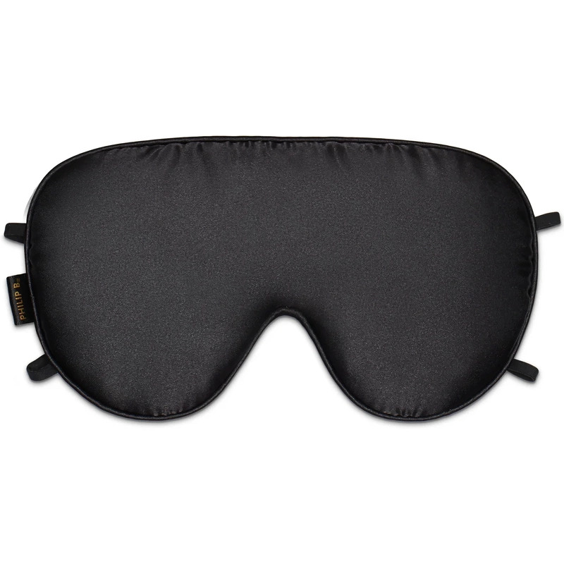 Philip B Black Silky Smooth Sleep Mask Black