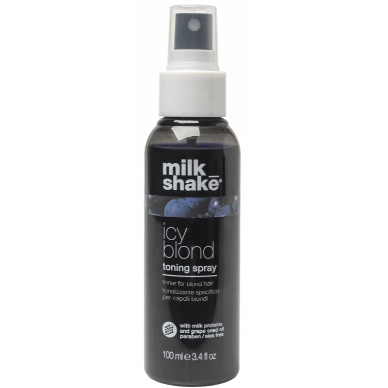 Se Milk_shake Icy Blonde Toning Spray 100 ml hos NiceHair.dk