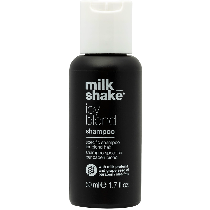 Se Milk_shake Icy Blonde Shampoo 50 ml hos NiceHair.dk