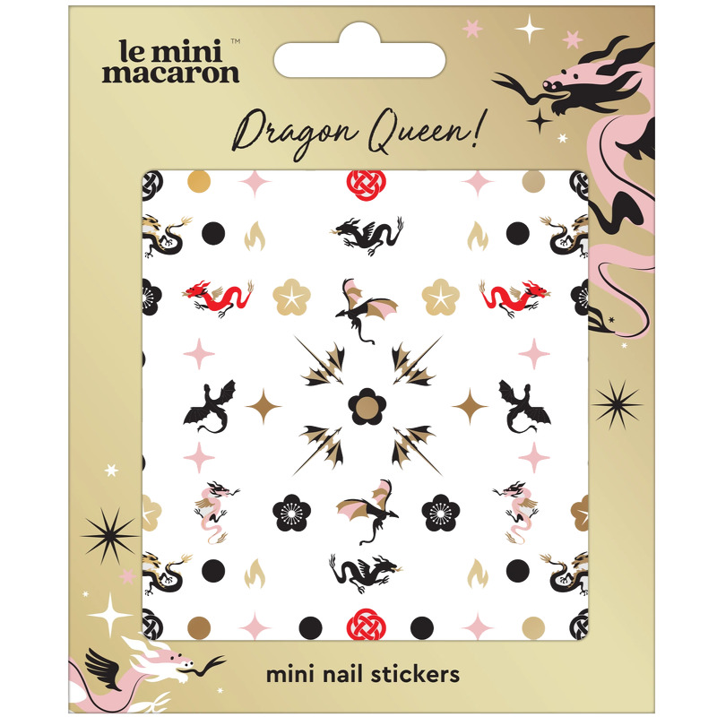 Le Mini Macaron Mini Nail Art Stickers - Dragon Queen