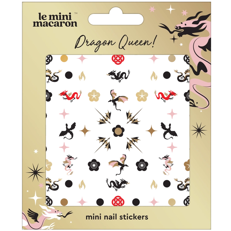 Le Mini Macaron Mini Nail Art Stickers - Dragon Queen