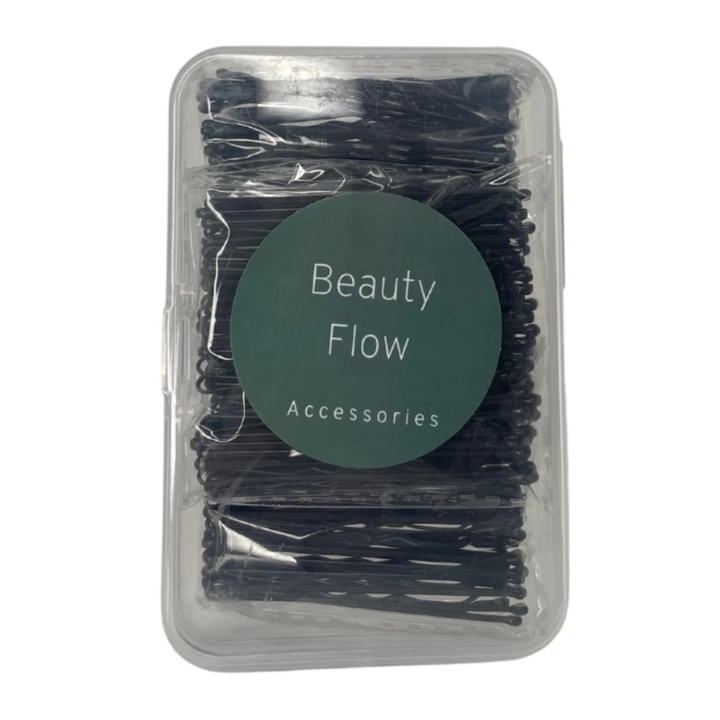 Beauty Flow Bobby Pin Box 150 Pieces - Black