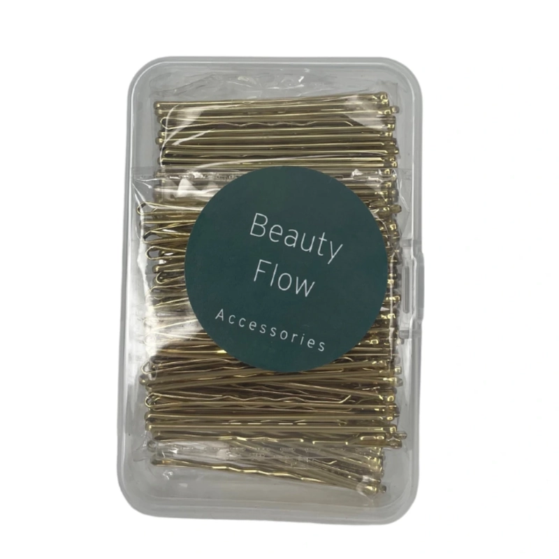 Beauty Flow Bobby Pin Box 150 Pieces - Gold