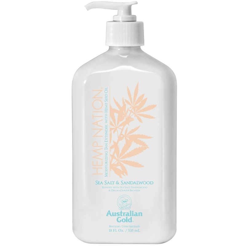 Australian Gold Hemp Nation Sea Salt & Sandelwood Moisturizer (Stop Beauty Waste) (Dobbelt Pakke) 535 ml 2 stk.