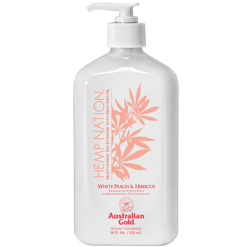Australian Gold Hemp Nation Bodylotion White Peach & Hibiscus 535 ml