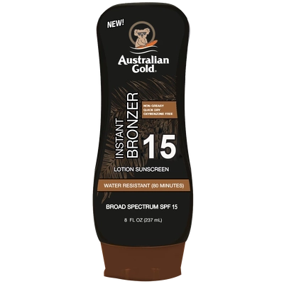 Australian Gold Instant Bronzer Lotion SPF 15 - 237 ml