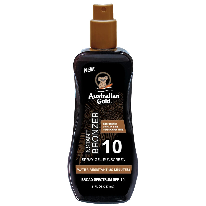 Australian Gold Instant Bronzer Spraygel SPF 10 - 237 ml