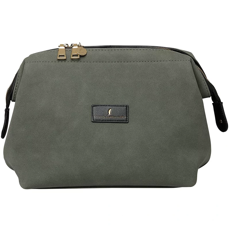 Se Coming Copenhagen Mia Toiletry Bag Large - Dusty Olive (Limited Edition) hos NiceHair.dk