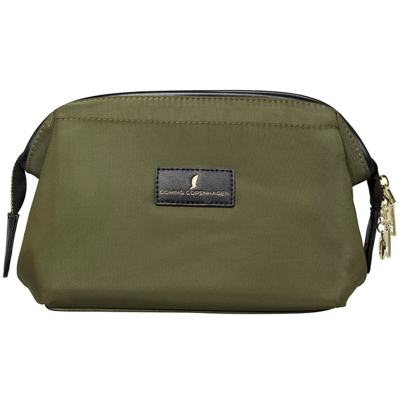 Se Coming Copenhagen Mia Cosmetic Bag Medium - Boa Green (Limited Edition) hos NiceHair.dk